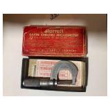 Starrett satin chrome micrometer...