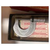 Starrett satin chrome micrometer...