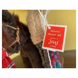 Collectors handmade doll and donkey...