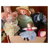 Craft material and dolls, all 3 box...