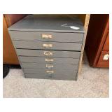 Metal cabinet with drawers, approx....