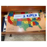 Crayons, paints, pencils, puzzles; ...