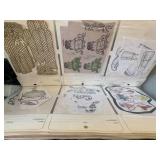 Patterns, appliques, Millie August ...