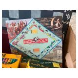 Games and crayons...