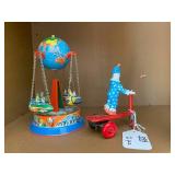 Tin toys - globe carousal made in W...