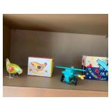 Metal jumping chicken made in the U...