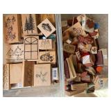 (4) totes of stamping blocks...