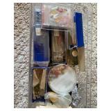 (2) top shelves of miniature collec...