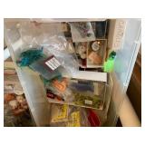 (2) bottom shelves of miniature col...