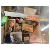 (2) bottom shelves of miniature col...