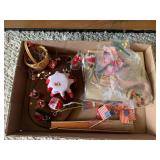 (2) bottom shelves of miniature col...