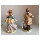 (2) Lefton figurines of young peopl...