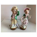 (2) German style figurines...