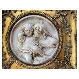 Calmady children ornate framed pict...