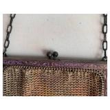 (2) metal mesh purses...