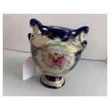 Porcelain vase with cobalt blue...