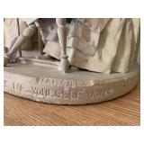 Sculpture with John Alden and Prisc...