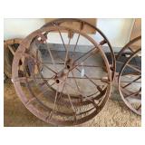 (2) Iron wheels...
