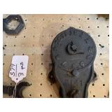 3 pegboards with old wrenches...