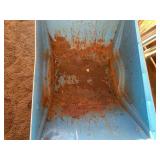 Blue radio lawn cart...