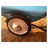 Blue radio lawn cart...