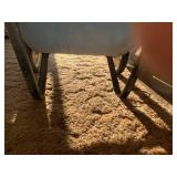 Blue radio lawn cart...