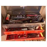 Homak tool box with tools...