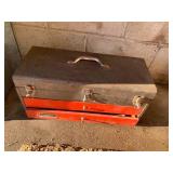 Homak tool box with tools...