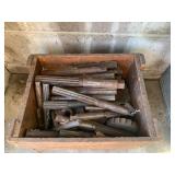 Lamson wood box with metal machinin...