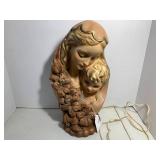 Art Nouveau era, figural bust of wo...