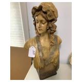 Art Nouveau era, figural bust of wo...