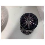 (2) Amethyst pcs. Bowl and vase...