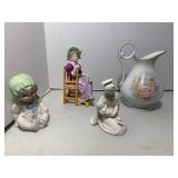 Limoges pitcher, Goebel Madonna and...