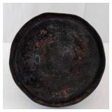 Antique Cast Iron Kettle with Wooden Handle - Rustic Teapot Stove Top Decor