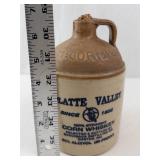 McCormick Platte Valley Corn Whiskey Jug - 80 Proof, Made in USA, Weston MO