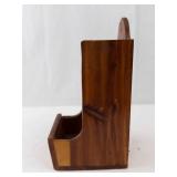 Vintage Wooden Match Holder - Red Feather Lakes, Colorado