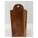 Vintage Wooden Match Holder - Red Feather Lakes, Colorado