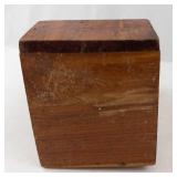 Vintage Wooden Match Holder - Red Feather Lakes, Colorado
