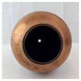 Antique Copper Fire Extinguisher ? - Missing Pull Ring, Patina Finish