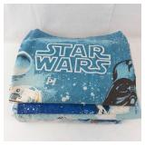 Star Wars Twin Sheet Set With 1 Star Wars Pillowcase & 1 Superman Pillowcase - Vintage