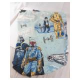 Star Wars Twin Sheet Set With 1 Star Wars Pillowcase & 1 Superman Pillowcase - Vintage