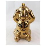 Elephant Spice Holder Air Freshener - Gold Tone