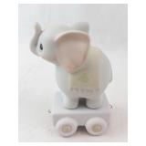 Precious Moments Elephant Figurine on Wheel Base - Indonesia - Model 15970