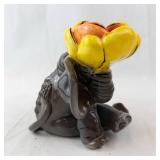 Character Collectibles Elephant Figurine 2004 - Yellow Flower on Trunk