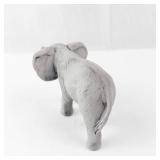 Elephant Figurine - Small Gray Sculpture - Decorative Home Ornament