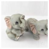Homco Elephant Figurines (Lot of 3)