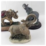 Elephant Figurines (Lot of 3)