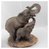 Masterpiece by Homco Elephant Figurines - Hand-Painted Porcelain (Lot of 2)