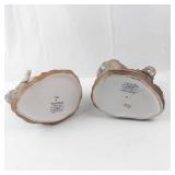 Masterpiece by Homco Elephant Figurines - Hand-Painted Porcelain (Lot of 2)