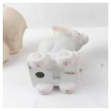 Homco 1993 Elephant Figurines Set of 5 - Vintage Hand-Painted Miniatures